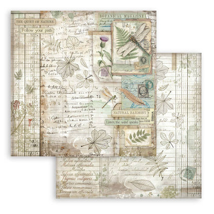 Stamperia HERBARIUM SILVAE 12”X12” Scrapbook Paper Maxi Pad