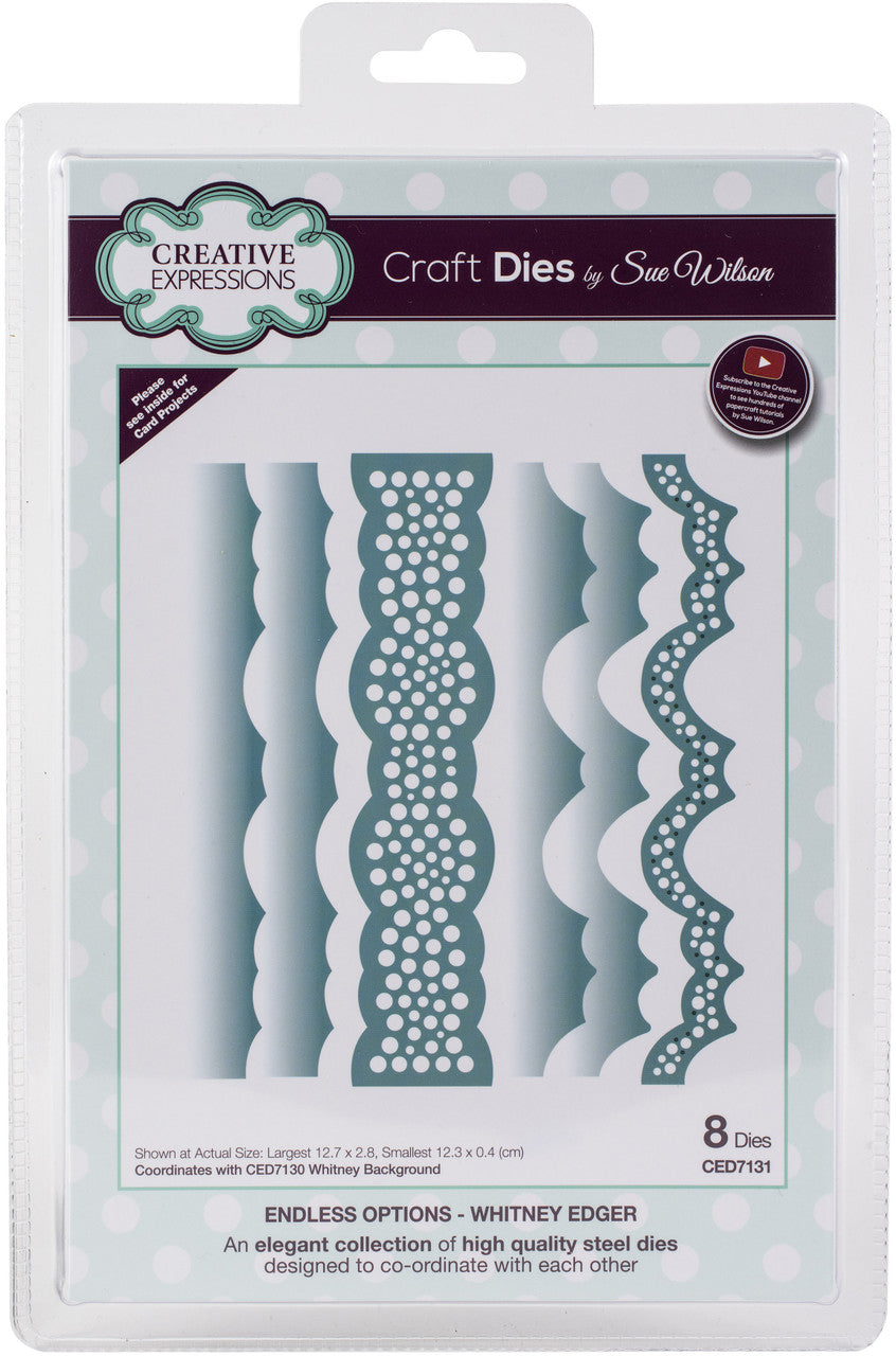 Creative Expressions ENDLESS OPTIONS THERESA EDGER Metal Craft Dies 9pc