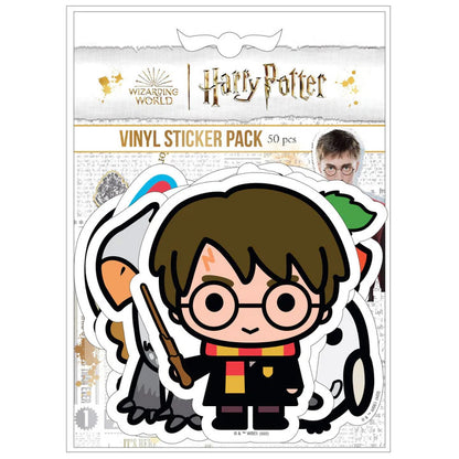 Paper House Wizarding World HARRY POTTER Vinyl Sticker Pack 50pc