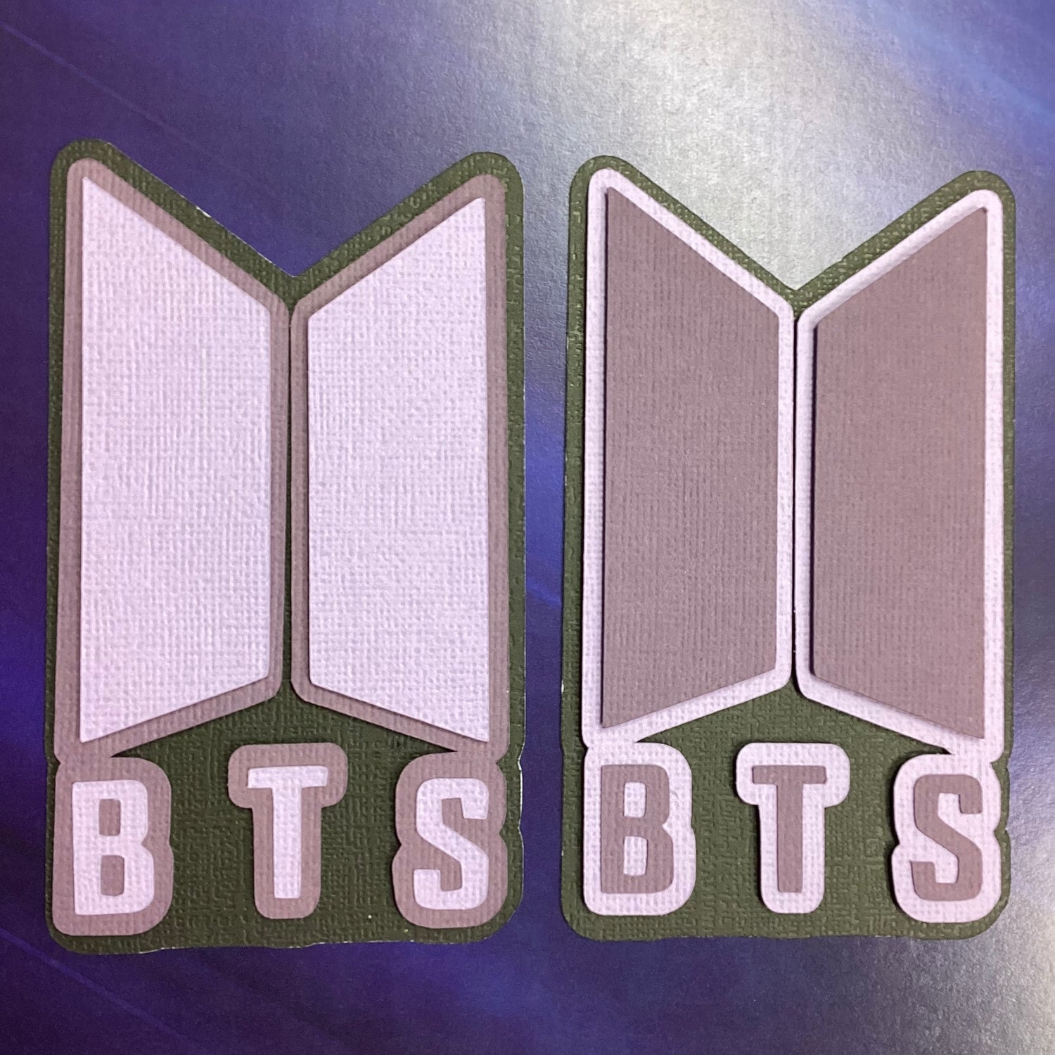 K-Pop BTS Custom Scrapbook Die Cuts