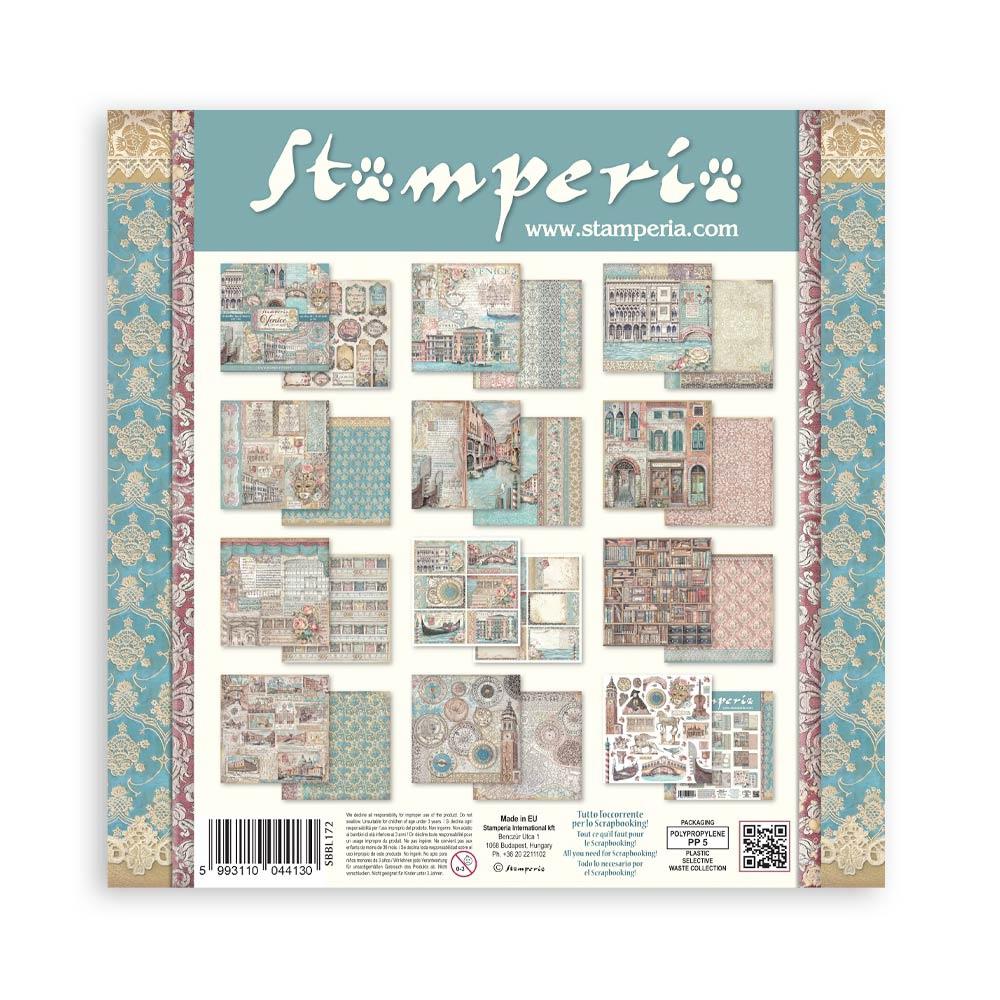 Stamperia VENICE CITY OF ART 12"X12" Scrapbook Paper Pad