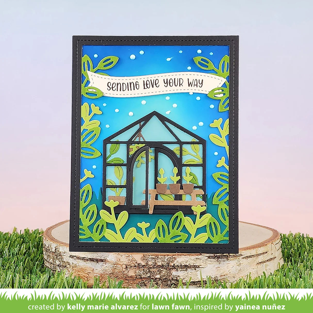 Lawn Cuts BUILD A GREENHOUSE Custom Craft Dies 13pc