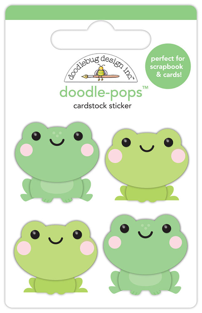 Doodlebug Doodle-Pops HOPPY TO SEE YOU 3D Stickers