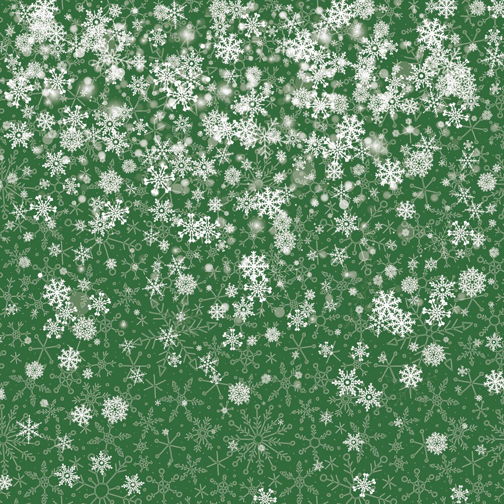 Crafters Companion SNOWFLAKE SWIRLS 12X12 Paper Pad 32pc
