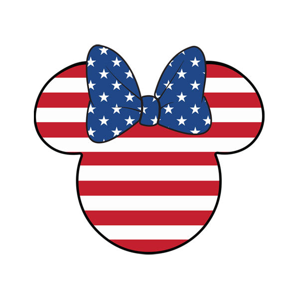 Magic Craft PATRIOTIC MAGIC EARS GIRL Sticker