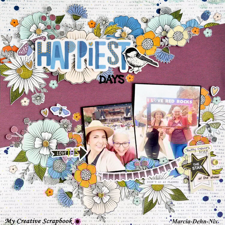 Vicki Boutin Discover + Create HAPPY THOUGHTS STAMPS & DIES 14pc