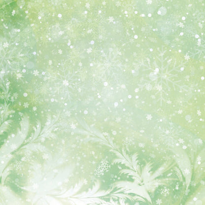 Crafters Companion SNOWFLAKE SWIRLS 12X12 Paper Pad 32pc