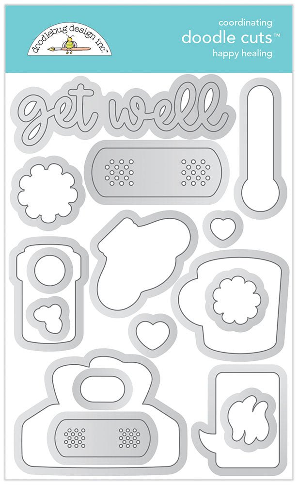 Doodlebug HAPPY HEALING Stamp and Die SET