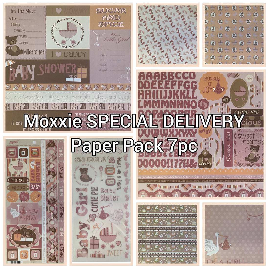 Moxxie SPECIAL DELIVERY Paper Pack 7pc