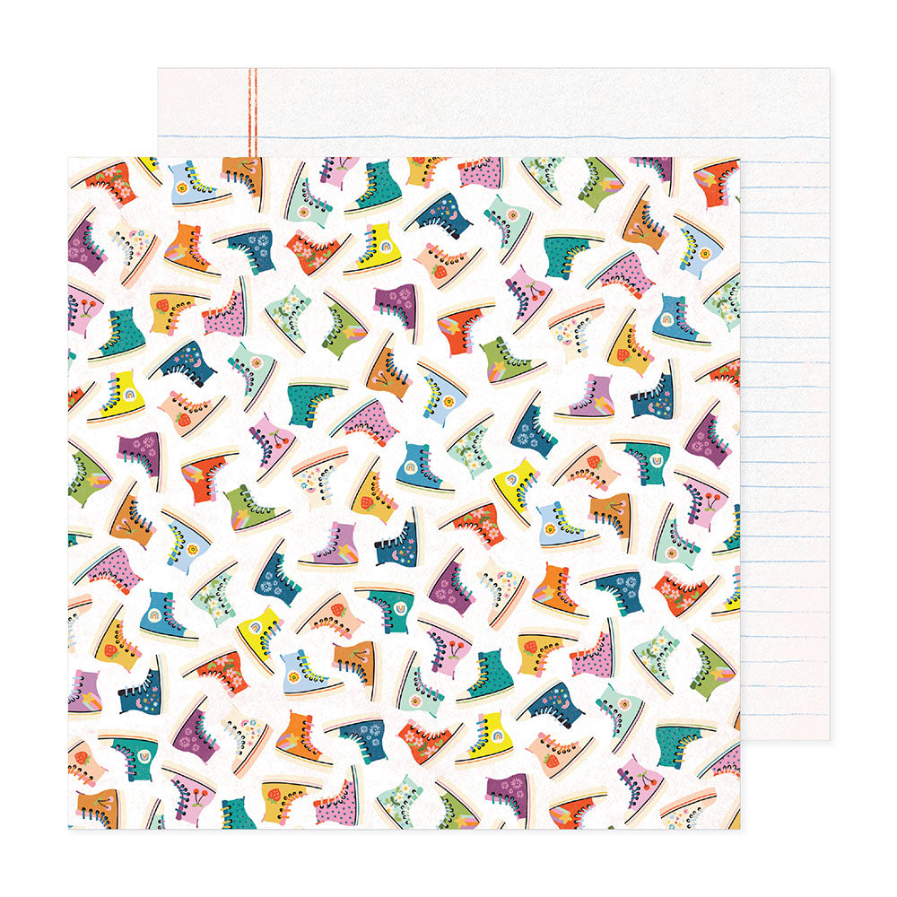 We R Makers Shimelle LIVE THE DREAM 12&quot;X12&quot; Scrapbook Paper