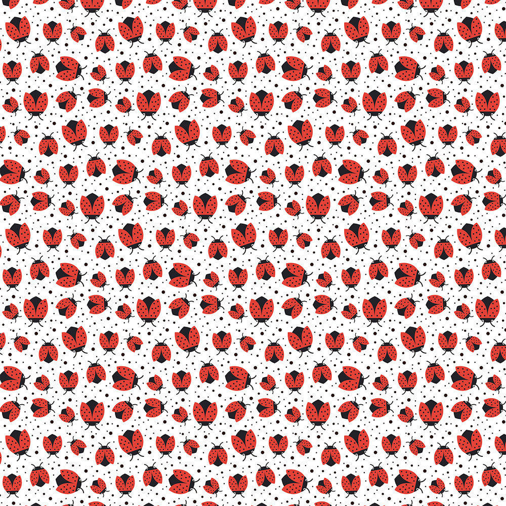Echo Park Little Things LOVELY LADYBUGS 12”X12” Scrapbook Paper