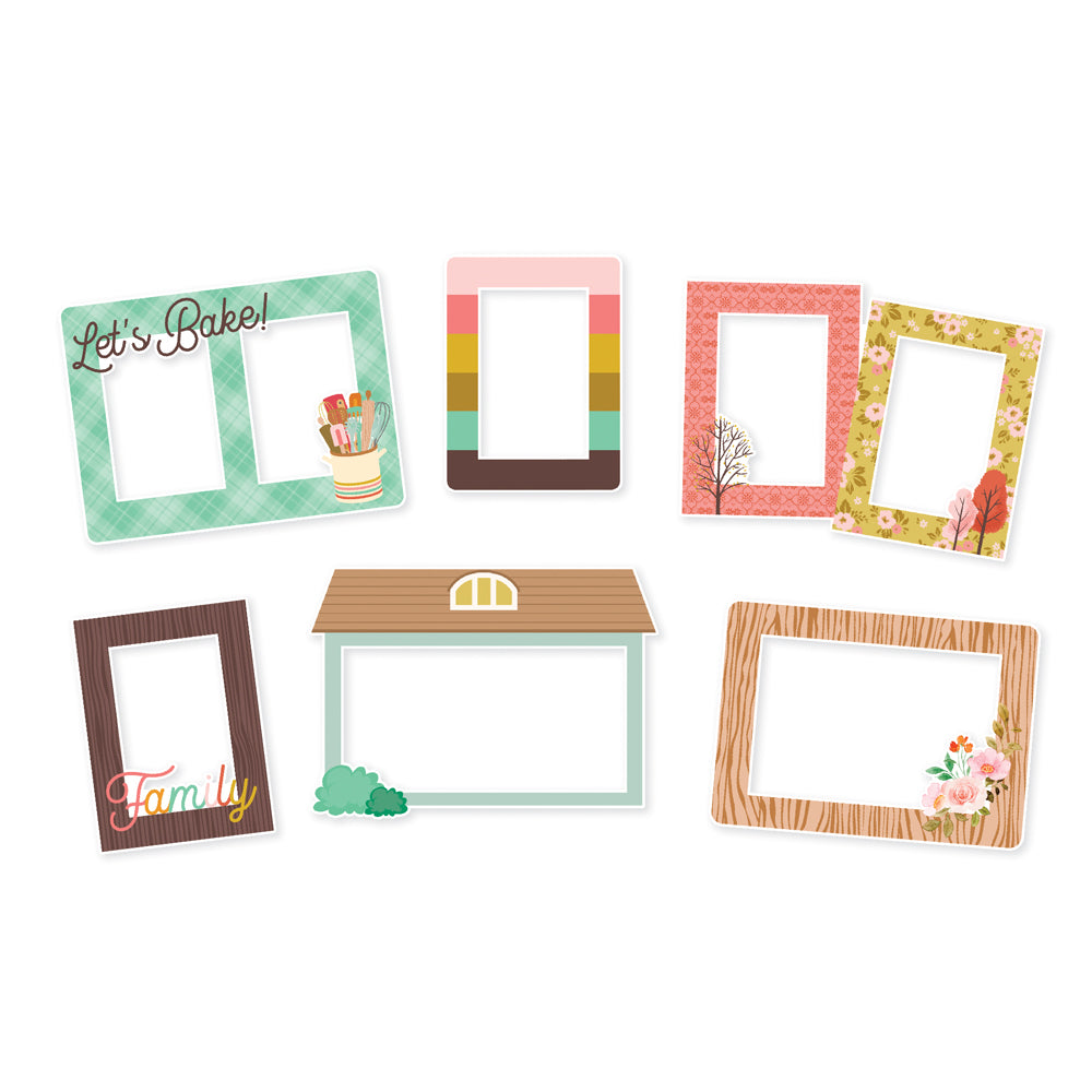 Simple Stories What’s Cookin? CHIPBOARD FRAMES 6pc