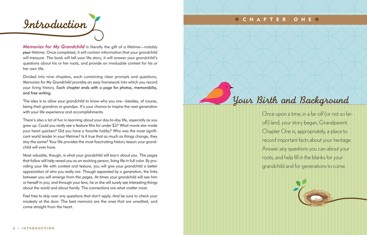 Peter Pauper MEMORIES FOR MY GRANDCHILD Journal Book