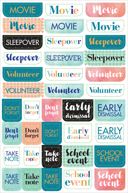Peter Pauper Planner Stickers MOM&