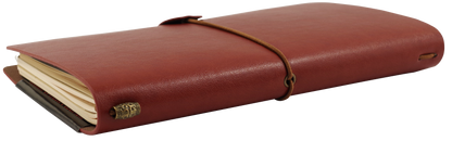 Peter Pauper VOYAGER BURGUNDY Travel Journal Notebook