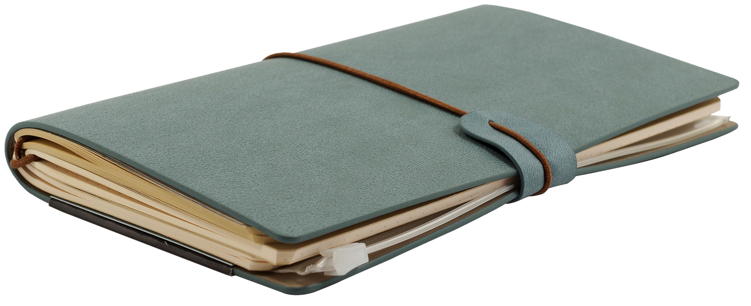 Peter Pauper VOYAGER LIGHT BLUE Travel Journal Notebook