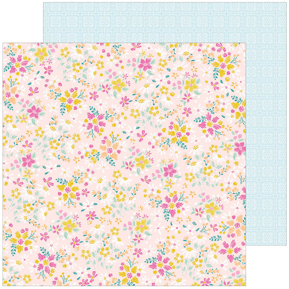 Pinkfresh Studio Happy Heart KEEP GROWING 12x12 Scrapbook Paper Scrapbooksrus Las Vegas