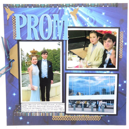 Reminisce High School Musical STAR PERFORMANCE 12”X12&quot; Scrapbook Paper