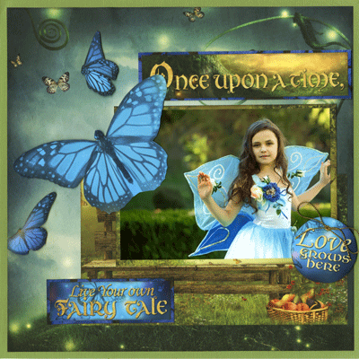 Reminisce FAIRY FOREST KIT 12&quot;X12&quot; Scrapbook Paper Stickers 9pc
