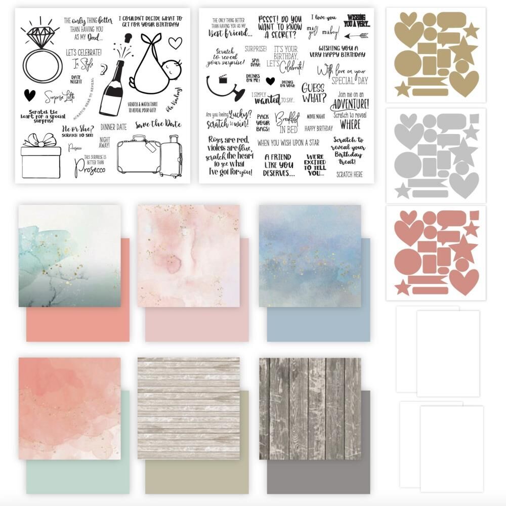 Crafter’s Companion SCRATCH REVEAL Cardmaking Kit