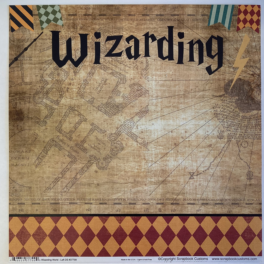 Scrapbooksrus WIZARDING WORLD Scrapbook Page Kit