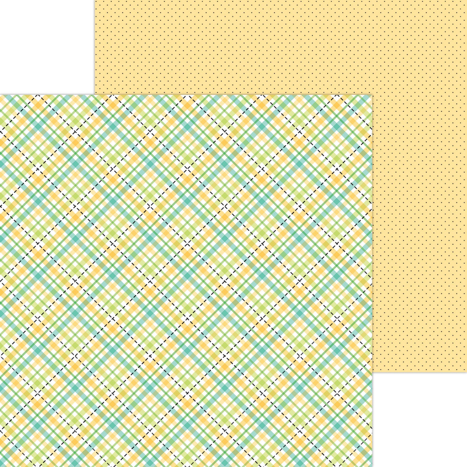 Doodlebug BEE HAPPY 12X12 Paper Pack 13pc