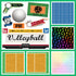 Scrapbook Customs VOLLEYBALL GO BIG KIT 12"X12" Paper 7pc