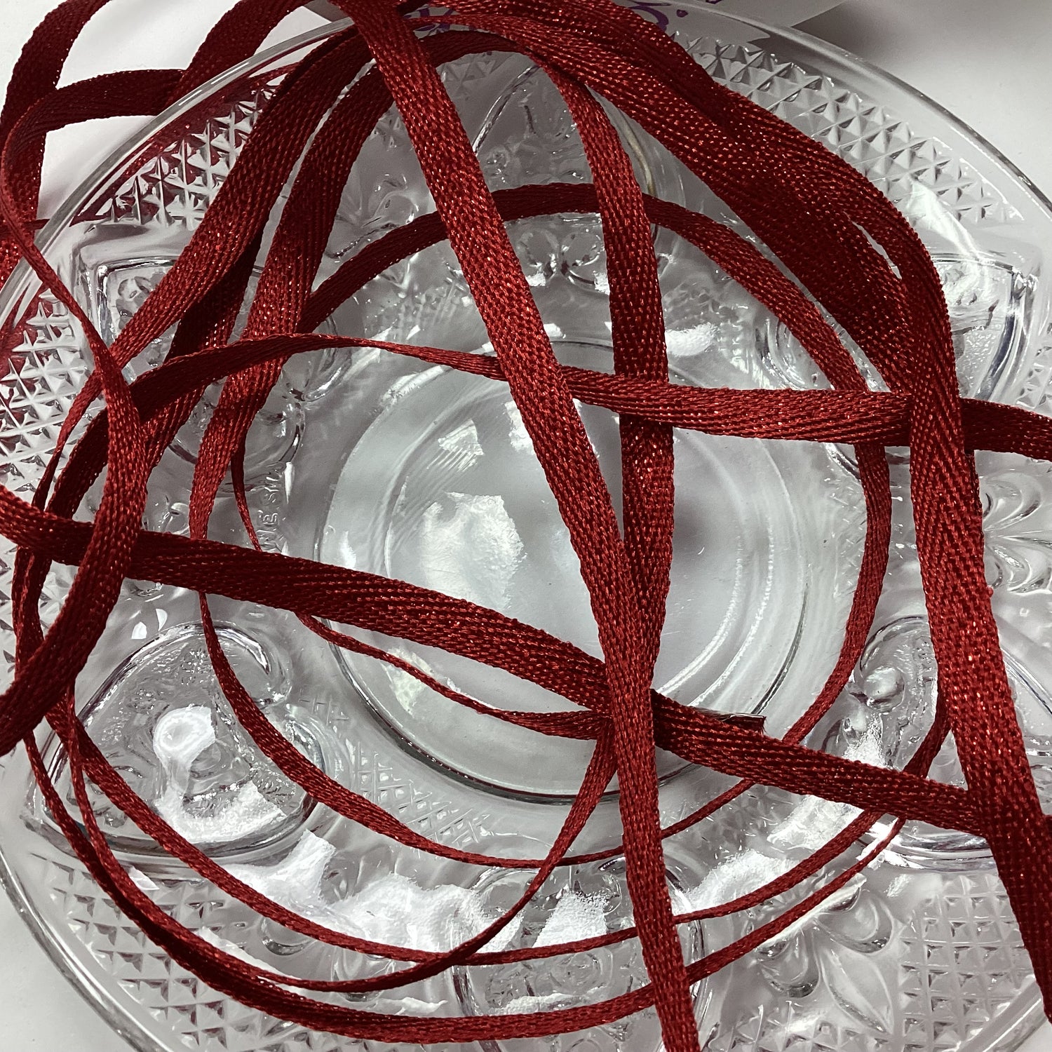 Creative Impressions 1/4” GLIMMER RIBBON 1 yard yd