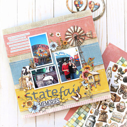 49 and Market WHISPERING WAY 12X12 Solid Cardstock Pack