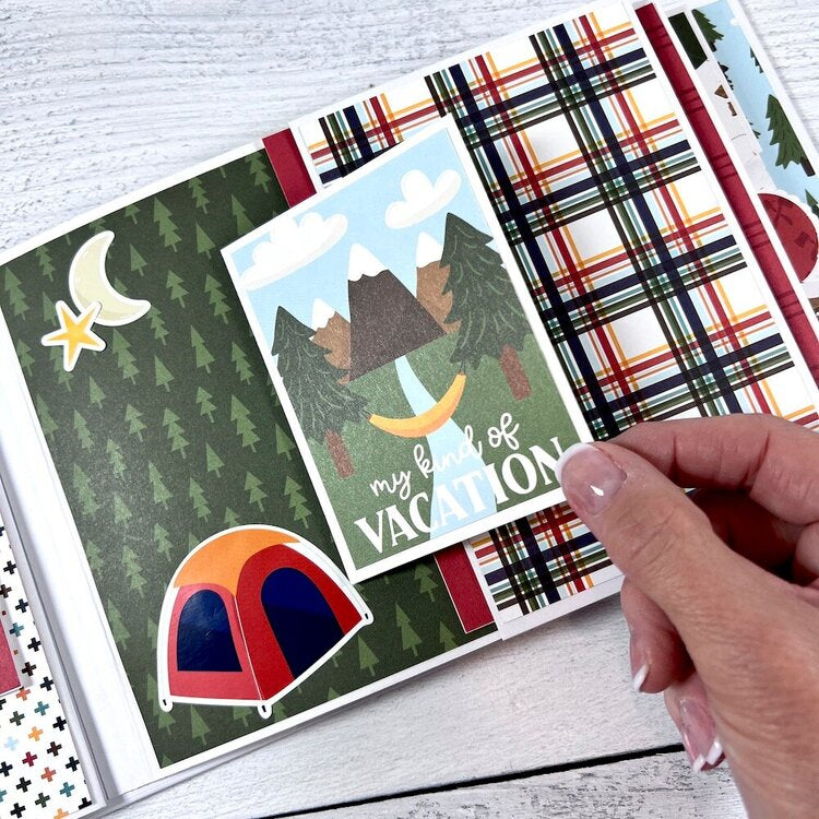 Echo Park INTO THE WILD Solids Paper Pack 6pc 12”X12”