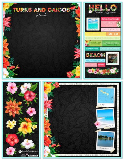 Scrapbooksrus TURKS AND CAICOS 12”X12” Scrapbook Kit
