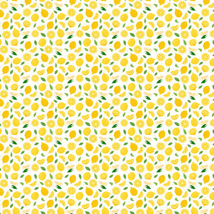 Scrapbook Customs LEMON FRUIT 12"X12" Scrapbook Paper