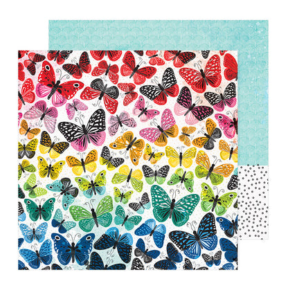 Vicki Boutin Bold + Bright SMILE BRIGHT 12”X12” Scrapbook Paper