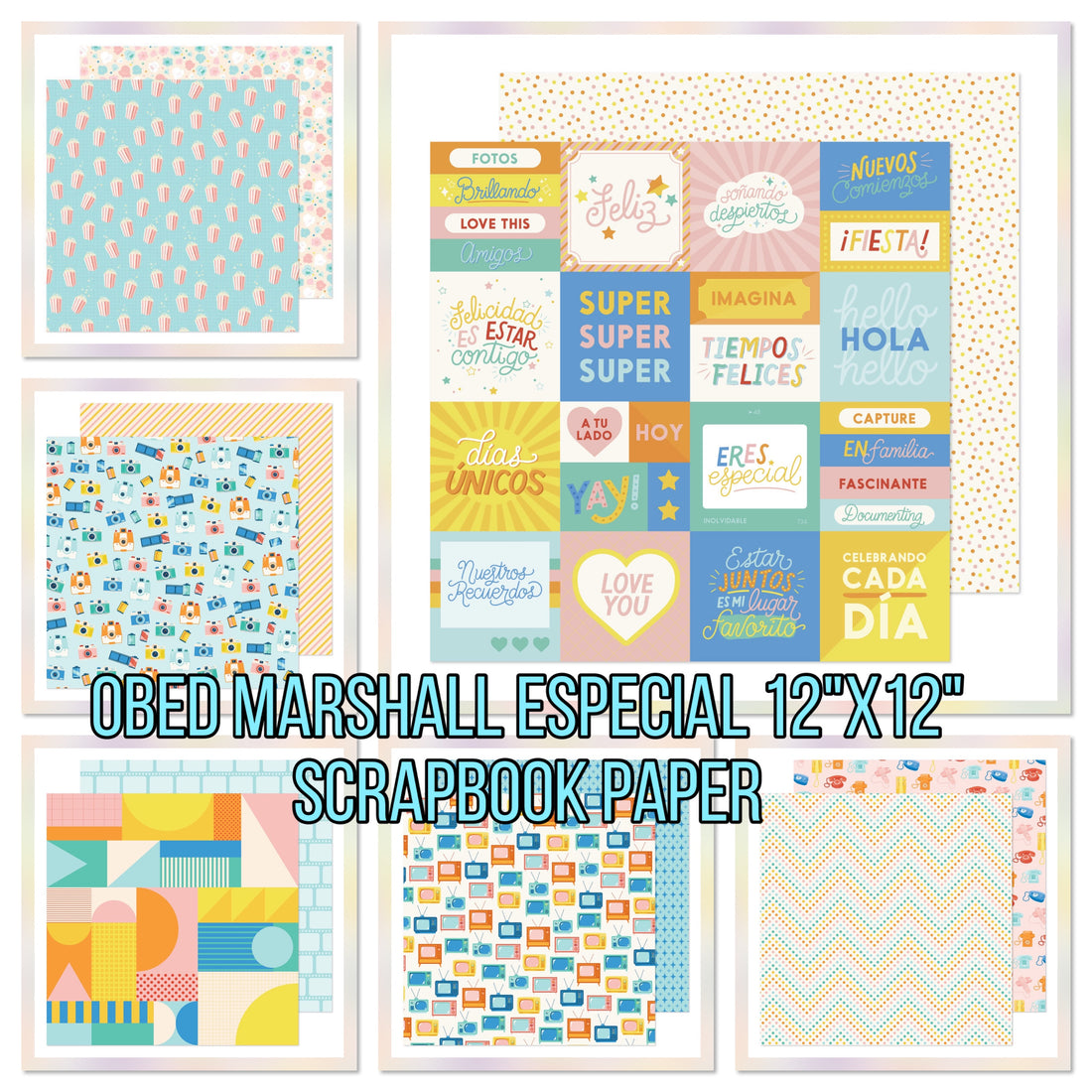 Obed Marshall ESPECIAL 12"X12" Scrapbook Paper