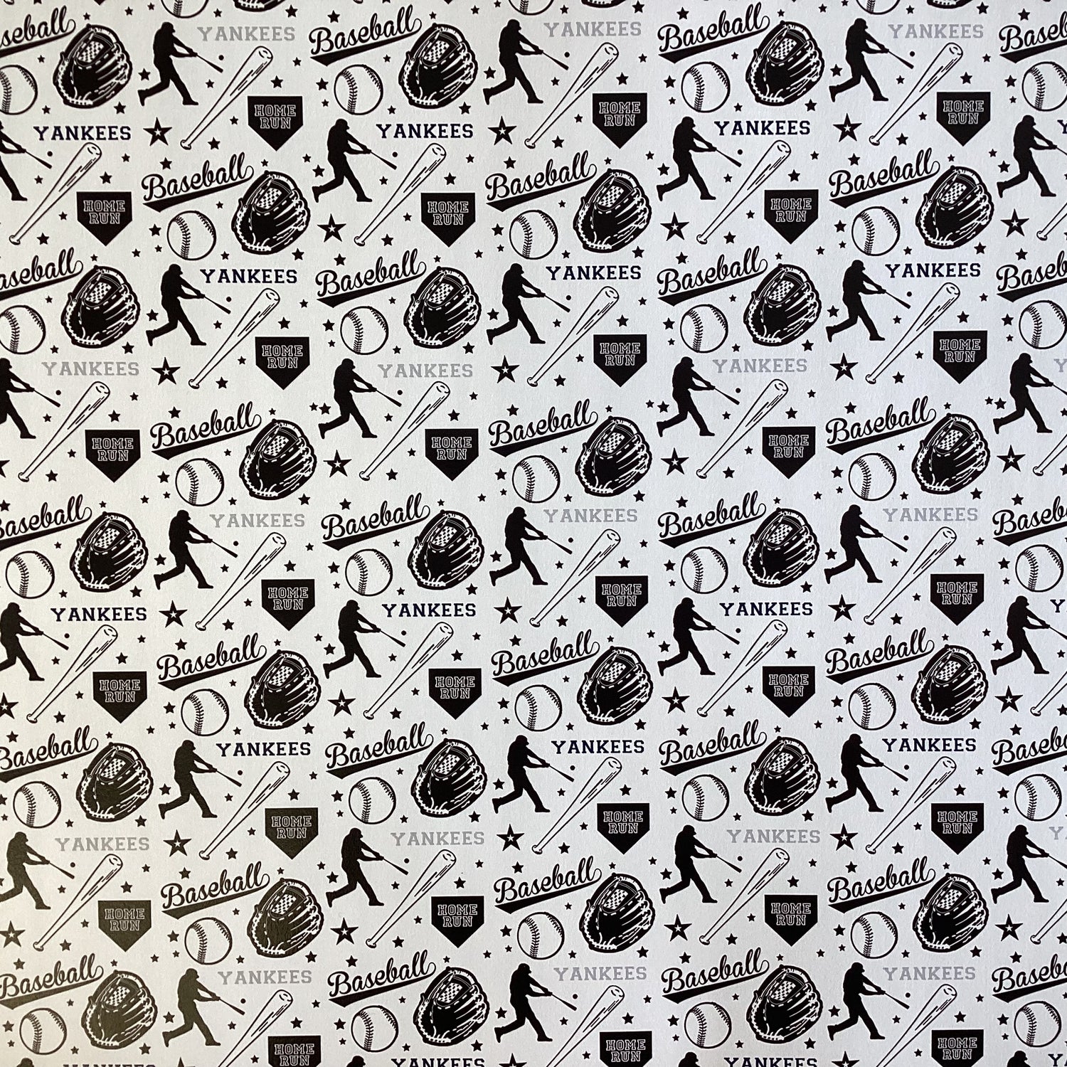 Scrapbooksrus YANKEES BASEBALL 12&quot;X12&quot; Scrapbook Paper Kit 12 Sheets