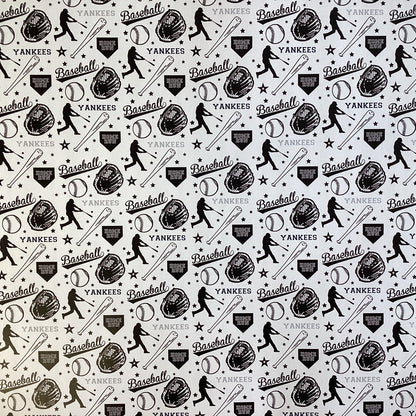 Scrapbooksrus YANKEES BASEBALL 12&quot;X12&quot; Scrapbook Paper Kit 12 Sheets
