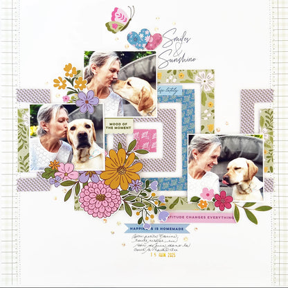 Pinkfresh Paige Evans LOVELY LANE 12”X12” Paper Pack