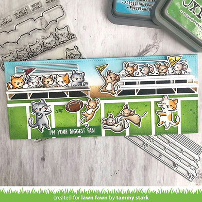 Lawn Fawn Lawn Cuts STADIUM SEATING Custom Craft Dies 6pc