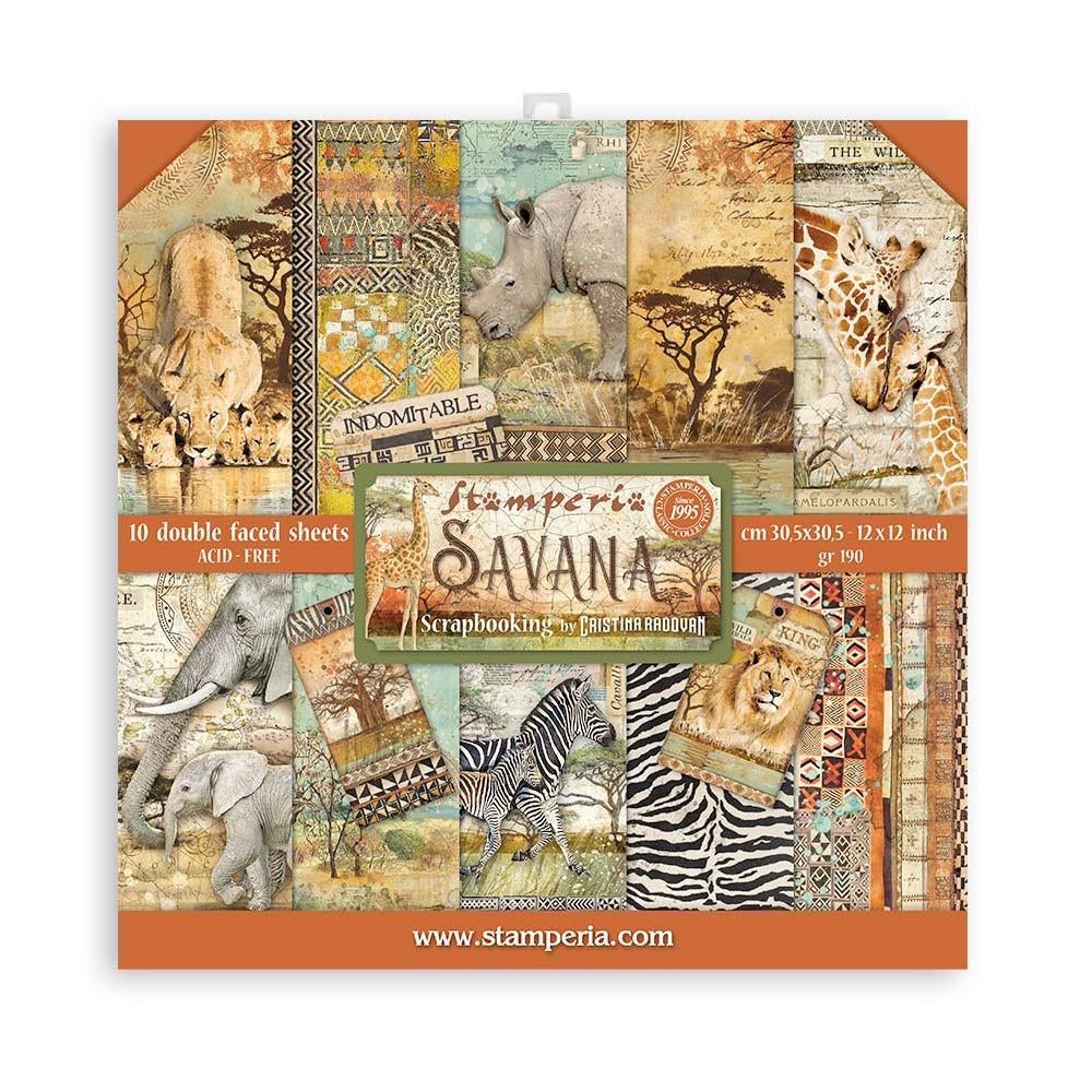 Stamperia SAVANA 12&quot;X12&quot; Paper Pad