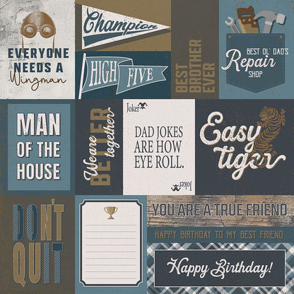 Photoplay WINGMAN 12X12 Scrapbook Paper