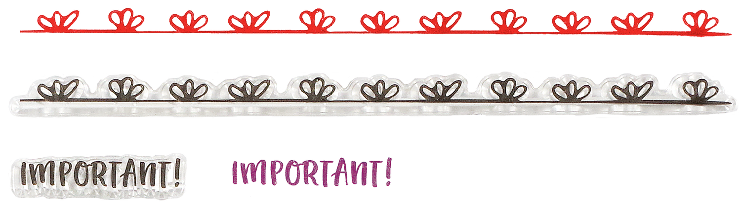 Peter Pauper DOT JOURNALING Clear Silicone Stamp Set
