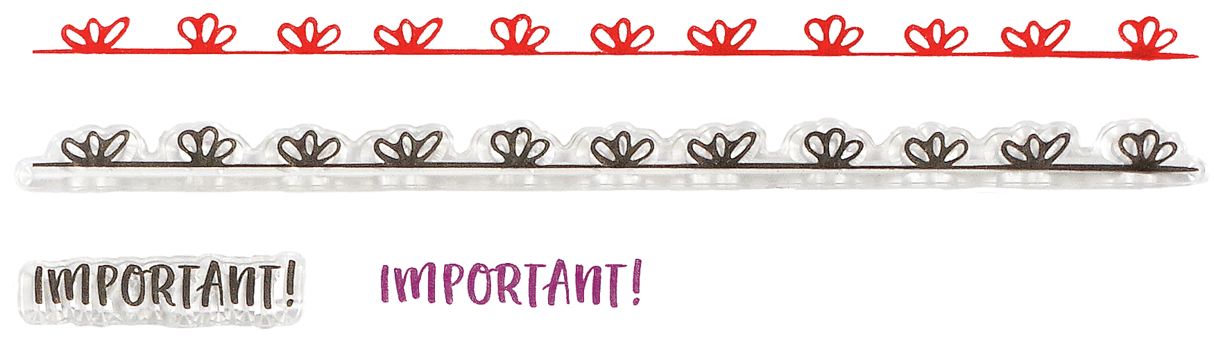 Peter Pauper DOT JOURNALING Clear Silicone Stamp Set