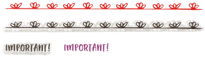 Peter Pauper DOT JOURNALING Clear Silicone Stamp Set