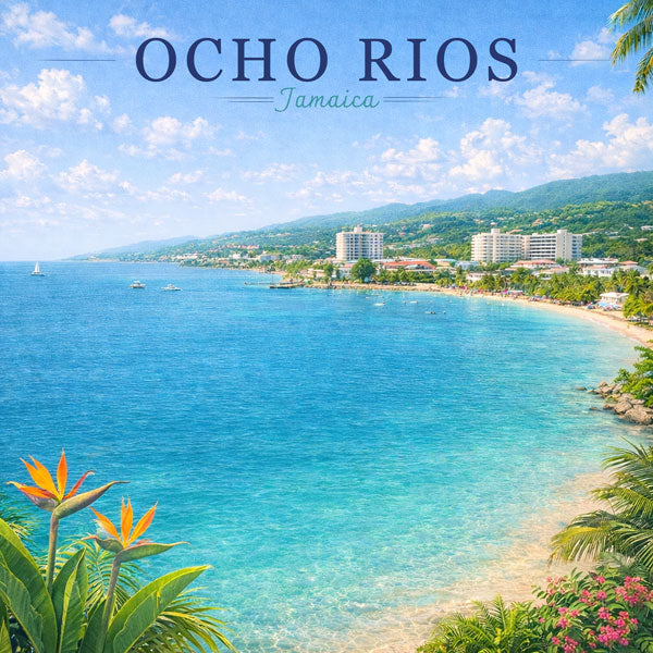 Scrapbook Customs JAMAICA OCHO RIOS 12"X12" Scrapbook Paper