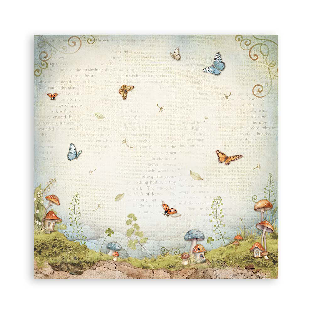 Stamperia HIDDEN GROVE MAXI PAD 12&quot;X12&quot; Scrapbook Paper Pack