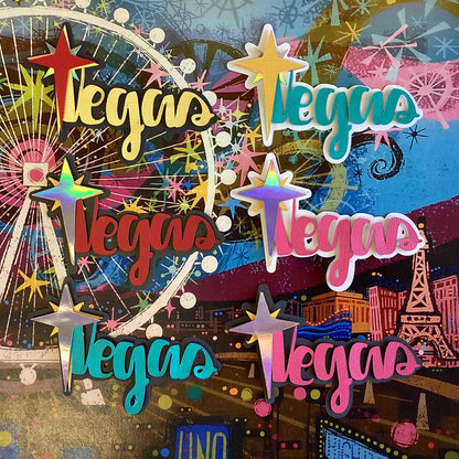 Scrapbooksrus Diecut STAR VEGAS Word Die Cuts