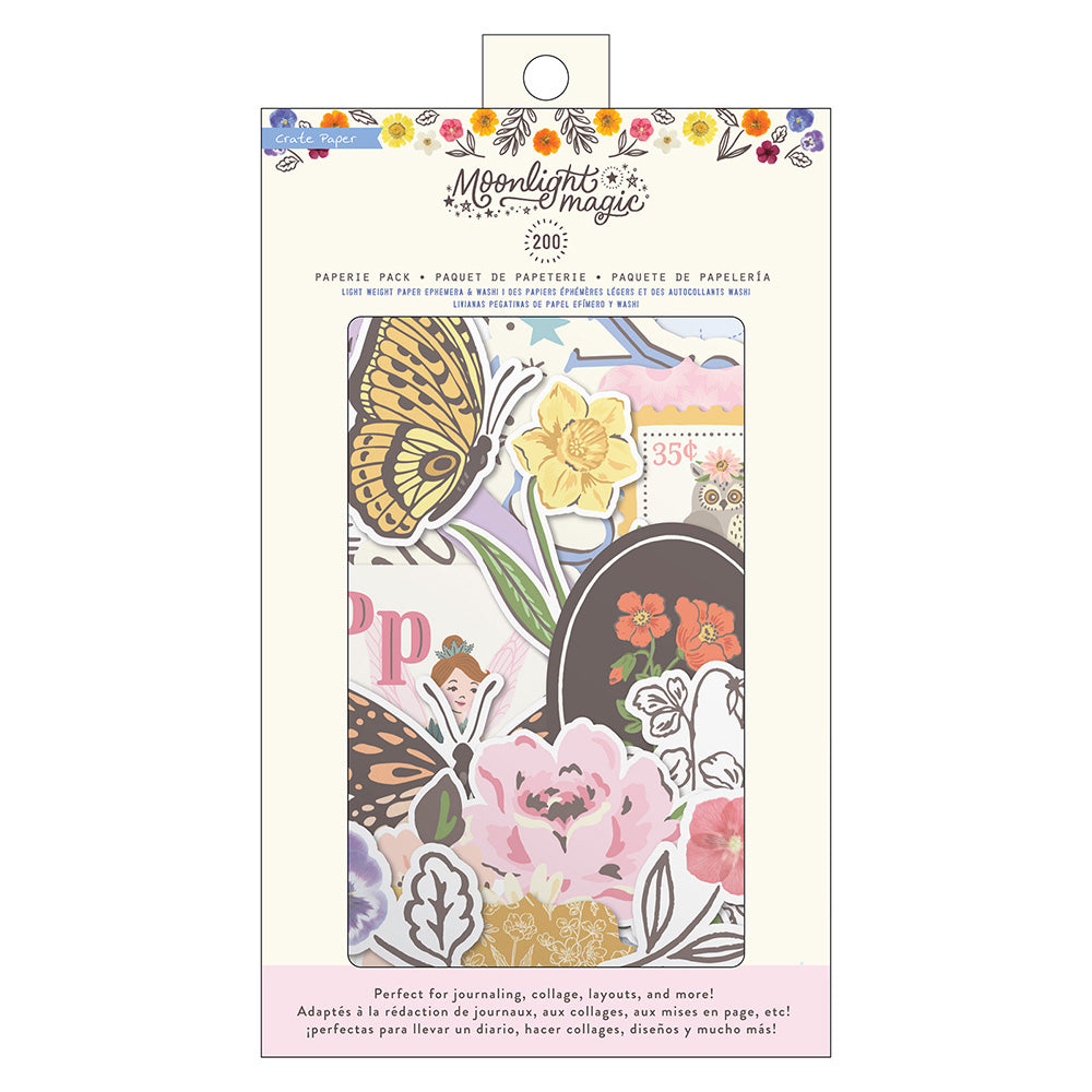 Crate Paper MOONLIGHT MAGIC Paperie Pack 200pc