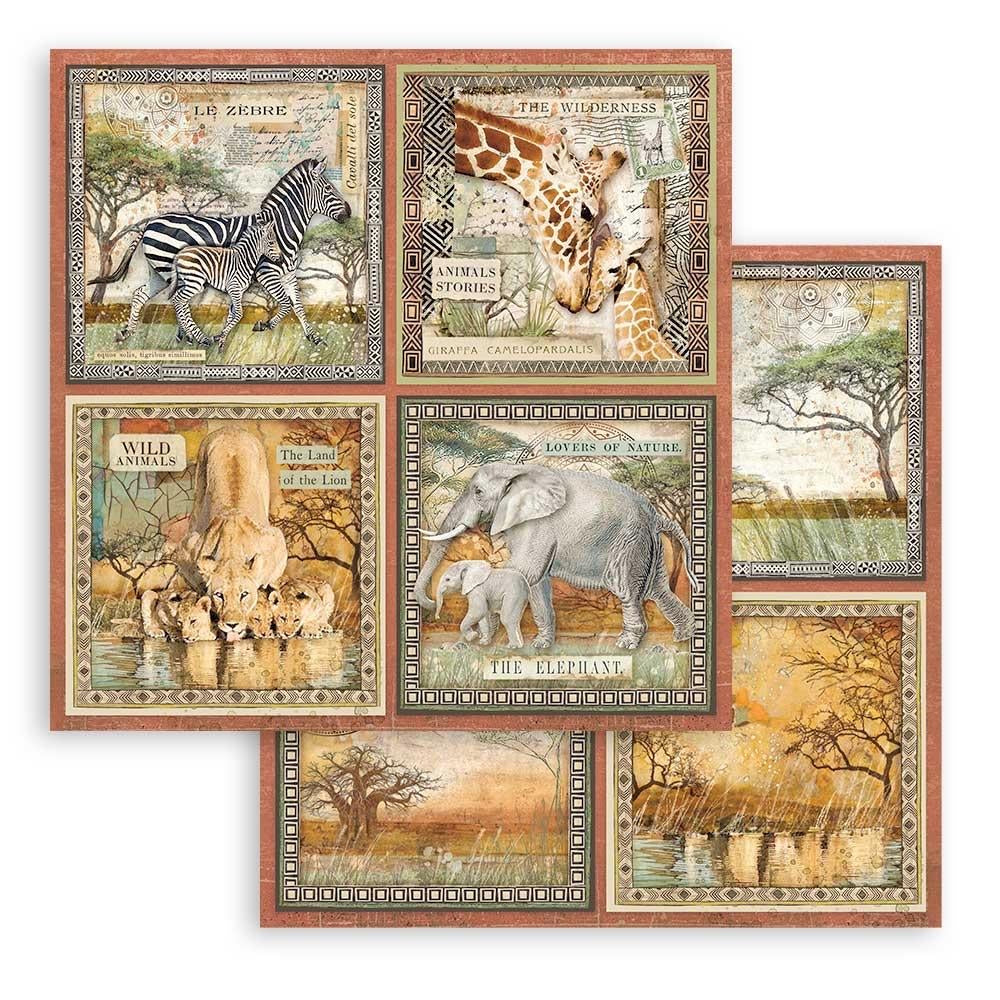 Stamperia SAVANA 12&quot;X12&quot; Paper Pad