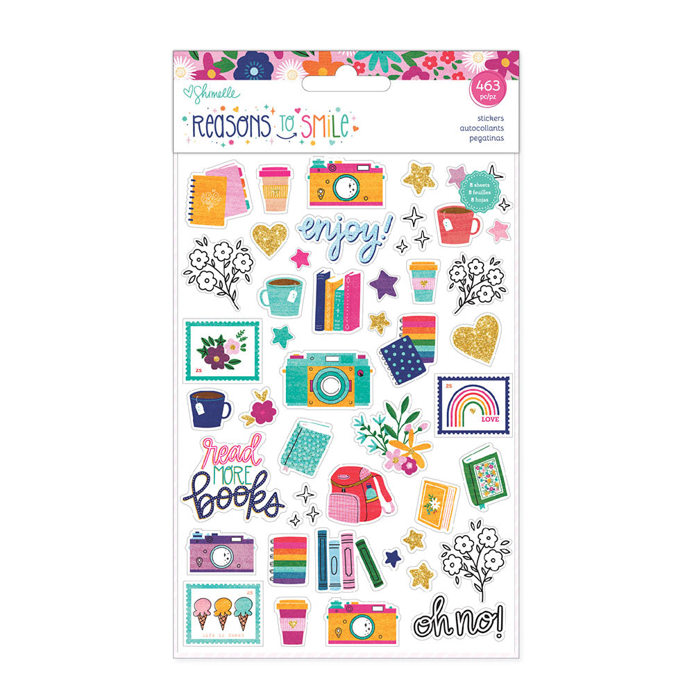 Shimelle REASONS TO SMILE Sticker Book 417pc