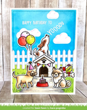 Lawn Fawn YAPPY BIRTHDAY Clear Stamps 29pc